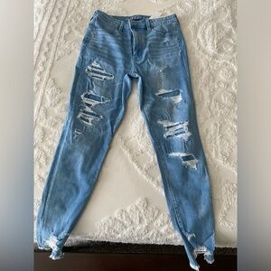 American Eagle new super high rise jeggings size 12